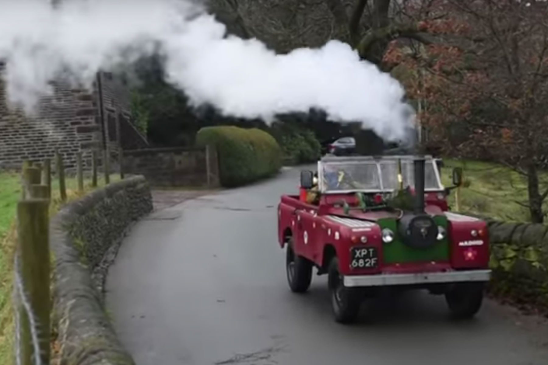 Is this steam-powered Land Rover the most British thing ever?