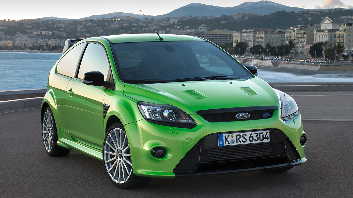 FORD FOCUS RS MK 1 MOUSEMAT LIMITED EDITION CLASSIC DESIGN PERSONALISE WITH  REG