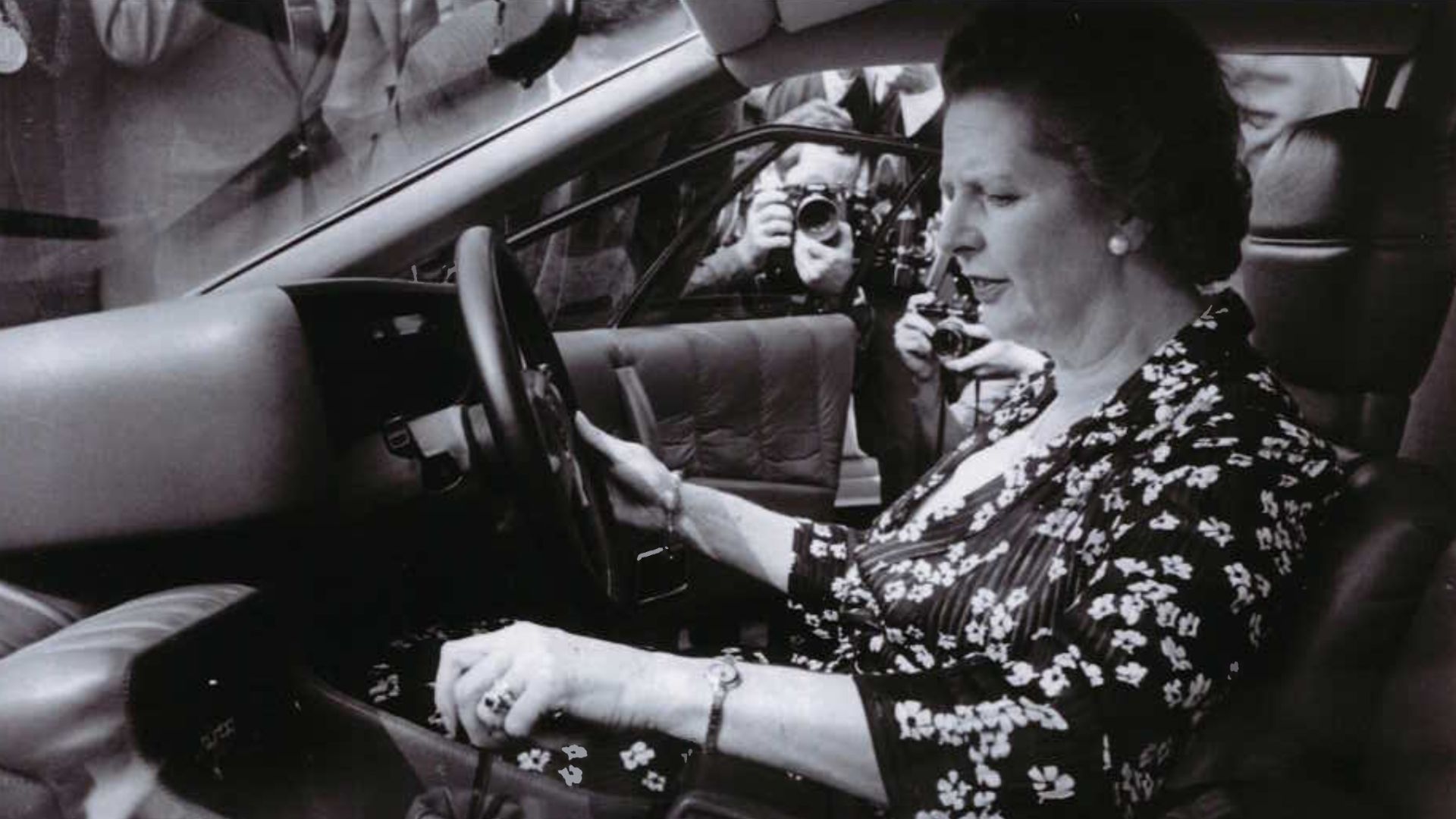 Margaret Thatcher and Lotus Turbo Esprit