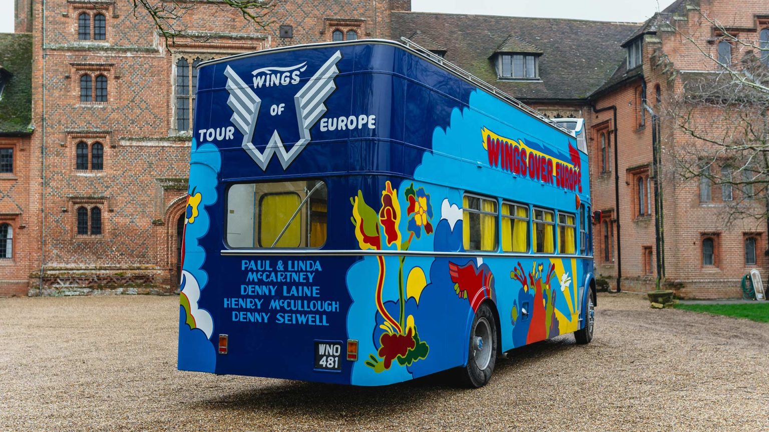 Trans Wing Bus Paul McCartney’s custom Wings tour bus up for auction
